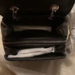 Black MK rose collection Backpack. Black quilted backpack with Silver hardware Michael Kors | Bags | Black Mk Rose Collection Backpack  main image 3